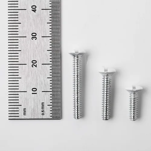 Miniatura 6 de Bates- Tornillos de placa de pared, paquete de 75 tornillos de salida, tornillos de placa de pared, tornillos de tapa de salida, tornillos largos