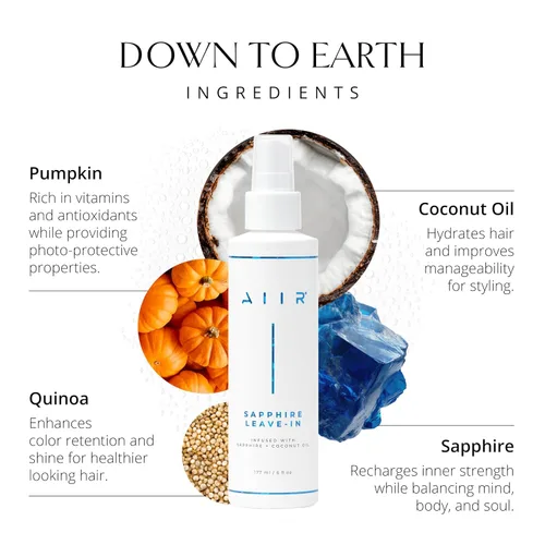 Miniatura 4 de AIIR Sapphire - Acondicionador sin enjuague – Desenredante ligero e hidratante, hidrata el cabello seco dañado, domina el encrespamiento