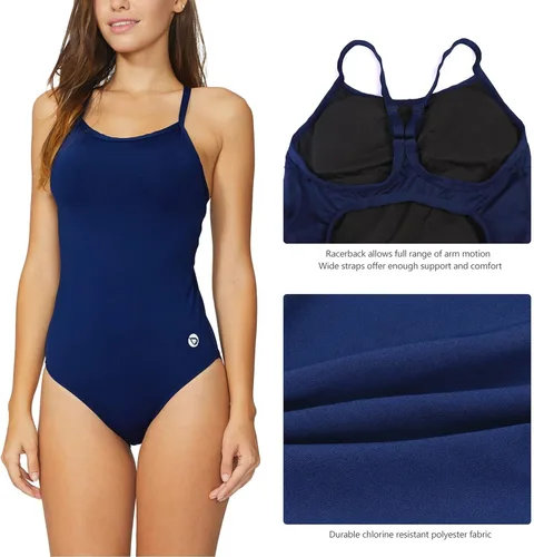 Miniatura 4 de BALEAF Traje de baño de una pieza con correa ajustable para mujer, traje de baño