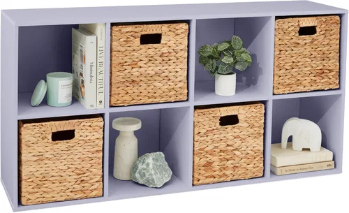 Miniatura 31 de Best Choice Products Organizador de almacenamiento de 6 cubos, abertura de estante de 13.5 pulgadas, estantería, librero, estante de exhibición