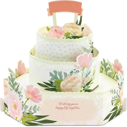 Miniatura 2 de Hallmark Paper Wonder - Tarjeta de boda desplegable (Felices para siempre)