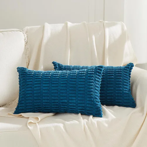 Miniatura 49 de Fancy Homi - Paquete de 2 fundas de almohada decorativas estilo bohemio de 16 x 16 pulgadas para sala de estar, sofá, cama, funda de cojín cuadrada