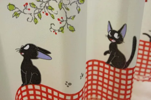 Miniatura 5 de Studio Ghibuli Kiki's Delivery Service Cafe Curtain Walking Jiji Made in Japan