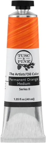Miniatura 256 de Tusc & Pine Pintura al óleo Artist – Alizarin Crimson, 1.4 fl oz, sin amarilleo, consistencia rica y cremosa, carga máxima de pigmento, pinturas al
