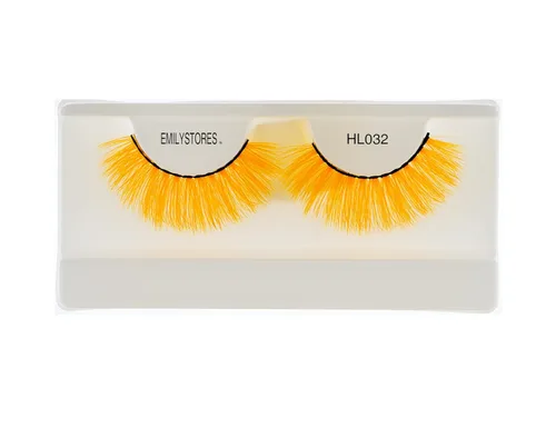 Miniatura 5 de Pestañas naranjas de colores para disfraz de sombrerero loco, pestañas largas dramáticas, para fiesta de máscaras, cosplay, maquillaje, 1 par