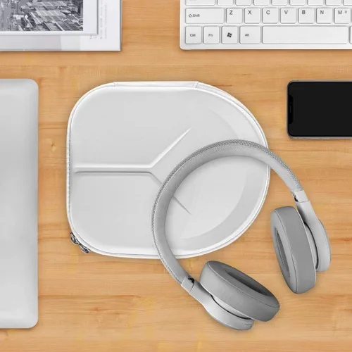 Miniatura 6 de Geekria Shield - Funda para auriculares compatible con JBL Tune 770/760/750NC, Tune 720BT, Live 770NC y más, bolsa de transporte de viaje de Blanco
