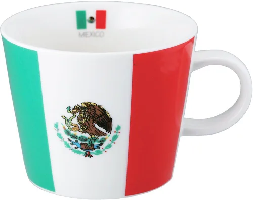 Miniatura 6 de Gekjinsha Sugar Land 10961-2 - Taza con diseño de bandera, Argentina, 12.8 fl oz (380 cc), fabricada en Japón, apta para microondas y lavavajillas