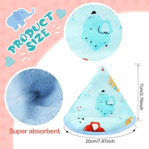 Miniatura 2 de Timgle 10 Piezas Fundas de Terciopelo de Coral para Orina para Bebé Niño, Fuerte Absorción de Agua Protector de Orina para Bebé Niño, Accesorio