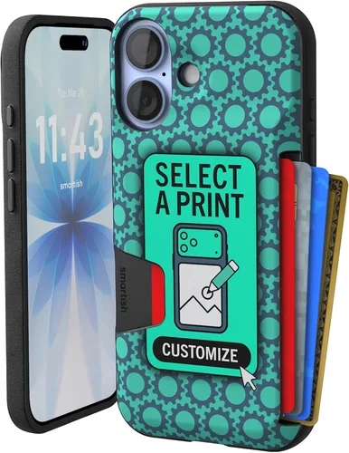 Miniatura 34 de Smartish - Funda tipo cartera para iPhone 11, diseño de cartera volumen 1 [delgada + protectora] con tarjetero - probada para caídas con ranura