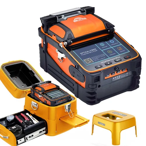 Miniatura 8 de SM&MM Empalmadora de Fusión de Fibra Óptica Inteligente Automática Máquina de Empalme por Soldadura con OPM y VFL y Kit de Cortadora de Fibra