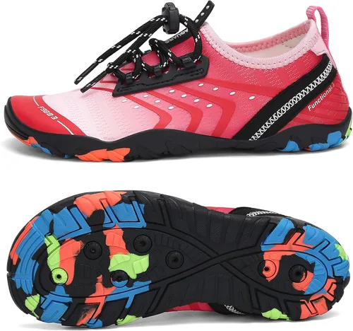 SAGUARO Kids Boys Girls Water Shoes Non-Slip Quick-Dry Barefoot Aqua Shoe Outdoor Sport Beach Swimming Surfing Diving