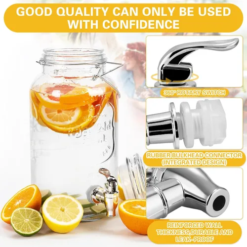 Miniatura 4 de Boquilla de repuesto para dispensador de bebidas para grifo dispensador de bebidas, grifo estilo empuje para jarra dispensadora de bebidas, grifo