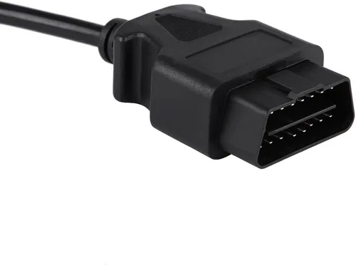 Miniatura 5 de OBD2 Adaptador de cable de diagnóstico de camión de 9 pines a 16 pines OBD-ii macho a hembra, herramienta de escaneo de diagnóstico para motor