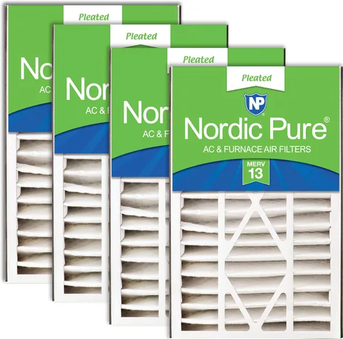 Miniatura 18 de Nordic Pure 16 x 25 x 5 (tamaño real: 15 5/8 x 24 1/8 x 4 7/8) Filtro de aire Air Bear Merv 8 de repuesto para reducción de olores de carbono puro