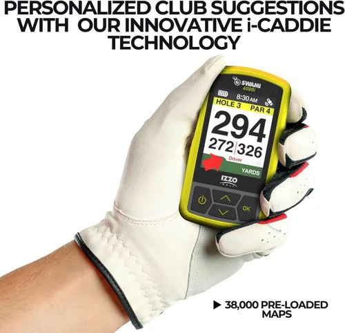 Miniatura 2 de Izzo Swami Golf GPS Rangefinder - Color Display & Scorekeeper Amarillo