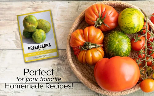 Miniatura 6 de Semillas de tomate de cebra verde para plantar semillas tradicionales sin OMG para verduras de jardín casero son un gran regalo para jardinería por