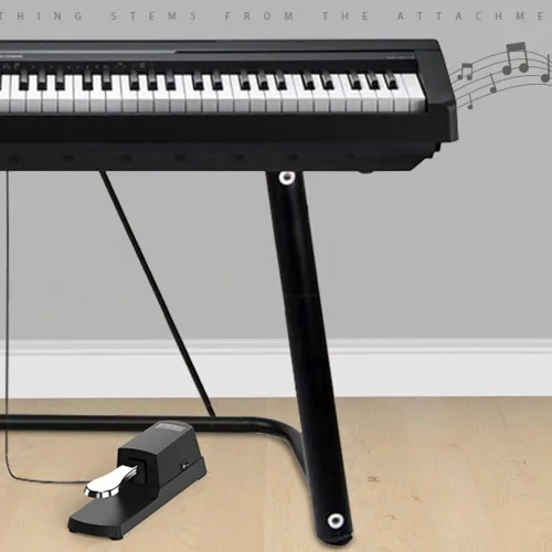 Miniatura 2 de Pedal de soporte para piano, teclado universal para Yamaha, Casio, Roland, Korg Pianos digitales MIDI, teclado electrónico, sintetizador de órganos