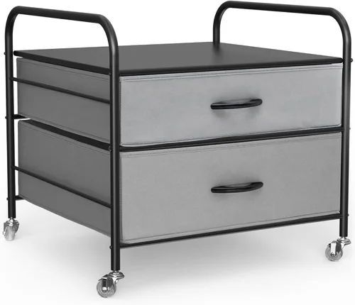Miniatura 7 de WAYTRIM Mini soporte para refrigerador con almacenamiento, soporte para refrigerador de cocina, soporte organizador de refrigerador para Negro