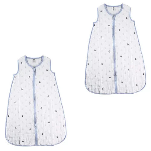 Miniatura 55 de Hudson Baby- Saco de dormir de muselina para bebé, unisex, 0-6 meses