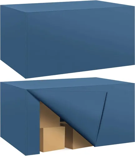 Miniatura 9 de Paquete de 2 manteles ajustados para mesa rectangular de 4 pies, 48 x 24 pulgadas, cubiertas de mesa verde manzana, tela de poliéster resistente al