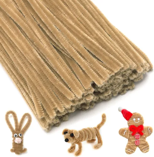 Miniatura 11 de IOOLEEM Limpiadores de tubería negros, tallos de chenilla para manualidades DIY y decoraciones de fiesta, suministros para arte y manualidades.