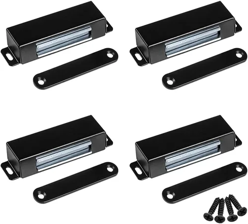 Miniatura 11 de WOOCH Pestillo magnético para puerta, 50 libras, de acero inoxidable de alta resistencia para cocina, baño, armario, armario, armario, puerta, cajón