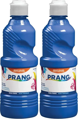 Miniatura 14 de Prang témpera líquida lista para usar Azul; Blanco; Negro; Violeta; Melocotón; Amarillo; Verde; Magenta; Marrón; Rojo; Naranja; Turquesa-Azul