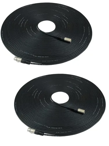 Miniatura 11 de GLS Audio cables de audio de 25' para micrófonos. Cables con colores con entradas XLR macho a XLR hembra, paquete de 6