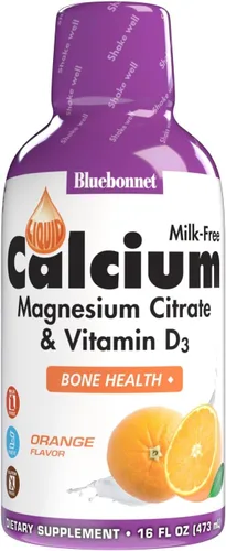 Miniatura 11 de Bluebonnet Nutrition Citrato de calcio líquido, magnesio, vitamina D3, salud ósea, sin gluten, sin soja, sin leche, Kosher, 16 onzas líquidas, 32