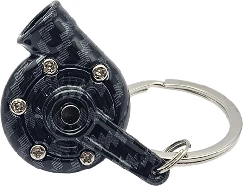 Miniatura 4 de GT/ Rotors Turbo llavero de metal giratorio turbocompresor automotriz mini pieza de coche llavero llavero