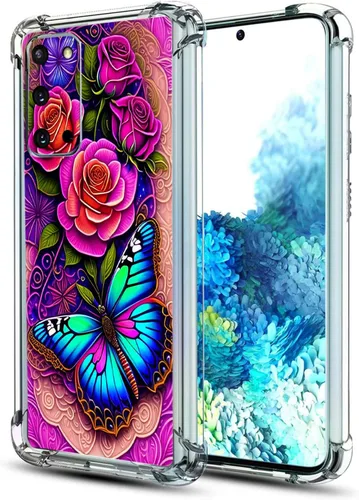 Miniatura 27 de Funda para Galaxy S20 FE 5G, atrapasueños, protección contra caídas espaciales, a prueba de golpes, TPU de cuerpo completo, resistente a