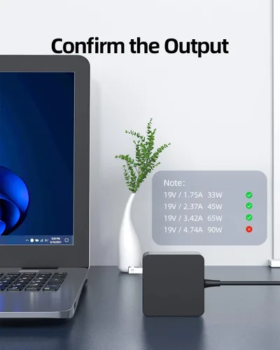 Miniatura 2 de Adaptador de cargador de CA compatible con Asus Vivobook 17 M712D M712DA M712DK M712DK M712 M712DA-WH34 Cable de fuente de alimentación para portátil