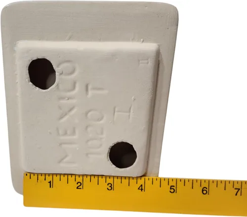 Miniatura 7 de DALTILE Soporte de papel higiénico TP de cerámica blanco nieve montaje en pared Thinset instalación vintage mediados de siglo retro moderno, BA1020T