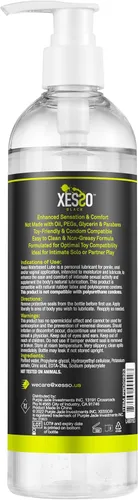 Miniatura 9 de XESSO Lubricante para juguetes a base de agua de 12 fl oz, lubricante personal seguro para juguetes, totalmente natural sin glicerina y parabenos