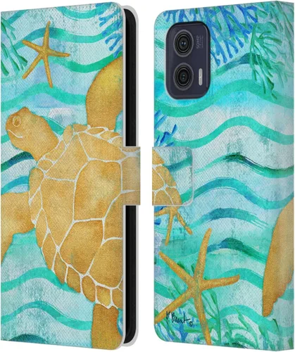 Miniatura 12 de Head Case Designs Officially Licensed Paul Brent Agate Mermaid Coastal Leather Book Wallet Case Cover Compatible with Motorola Moto G73 5G