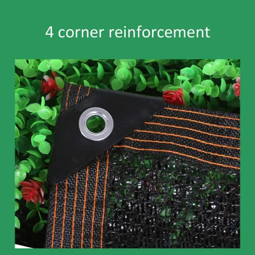 Miniatura 4 de Red de sombra negra con aislamiento térmico para el hogar, balcón, 50% -60% resistente a los rayos UV, tela de malla transpirable, tela de sombra