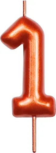 Miniatura 221 de DERVENTA Vela con números de 2.36 pulgadas, decoración perfecta para cumpleaños, brunch, postre, pastel, 1 pieza (número 0 rosa)