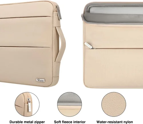 Miniatura 5 de Voova - Funda para portátil de 13/13.6 pulgadas compatible con MacBook Air 13 M1/M2/M3/M4 2020-2025, MacBook Pro 13/14, iPad Air/Pro 13, Bolsa