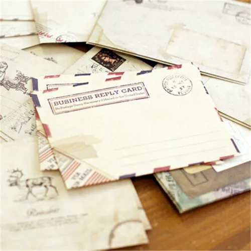 Miniatura 4 de yueton Paquete de 48 sobres de papel kawaii retro encantador, vintage, estilo europeo, para bodas, fiestas de cumpleaños, tarjetas de felicitación