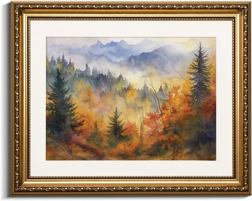 Miniatura 74 de VIYYIEA Arte de Pared con Marco Dorado Impresión en Lienzo Decoración del Hogar para Sala de Estar Mujeres Leyendo Cuadros para Dormitorio Baño
