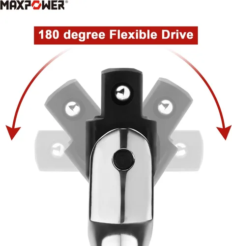 Miniatura 3 de MAXPOWER Barra de disyuntor de 3/4 de alta resistencia de 24 pulgadas con mango flexible