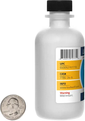 Miniatura 2 de Alumbre de potasio / 1 libra / 4 botellas / 99.7% puro grado alimenticio / polvo fino