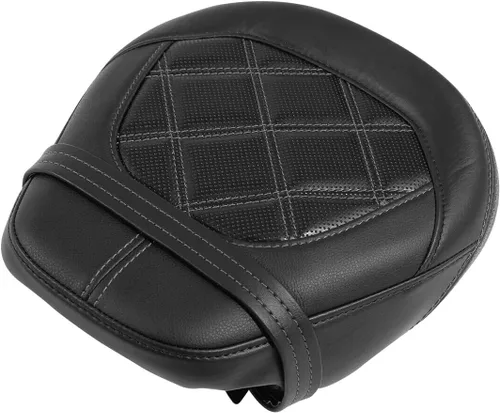 Miniatura 37 de TCT-MOTORPARTS Driver Rider - Almohadilla de respaldo para Harley Touring 2009-2023 Road King Street Road Electra Glide Ultra Black Stitching