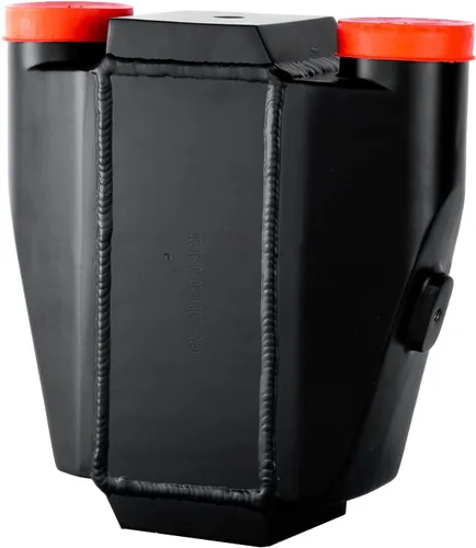 Miniatura 2 de Universal 11" X9.5" X3.5" 2.5" Intercooler de agua a aire Entrada de aire NPT 1/2 Negro