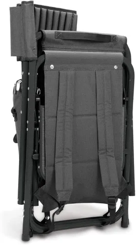 Miniatura 6 de PICNIC TIME NCAA Army Black Knights Fusion - Silla de camping con mesa auxiliar y enfriador suave, silla de playa para adultos, silla de césped