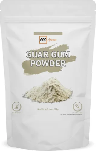 Polvo de goma guar 100% natural/Cyamopsis tetragonolobus como agente espesante en aderezos de alimentos y ensaladas y formulación cosmética 227 GMS
