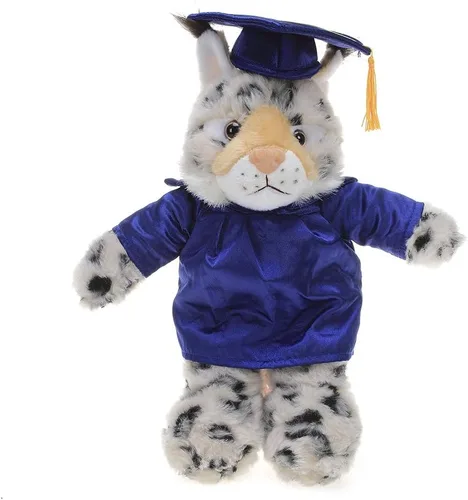 Miniatura 14 de Plushland Peluche de animal, juguetes de 12 pulgadas, regalo para el día de graduación, lo mejor para cualquier graduado de escuela, 12 pulgadas