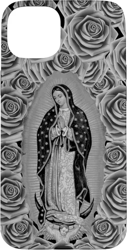 Miniatura 9 de Funda para iPhone 14 Pro Max Our Lady Virgen De Guadalupe Virgen María Floral