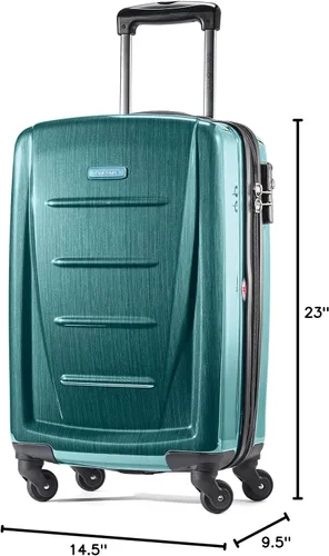 Miniatura 144 de Samsonite Winfield 2 Equipaje rígido con ruedas giratorias, Azul profundo, Juego de 3 piezas (20/24/28)