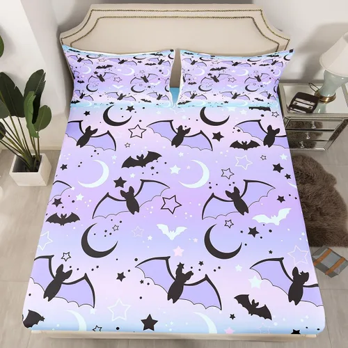 Miniatura 28 de Feelyou, juego de sábanas ajustadas con temática de construcción, niños, dinosaurios de dibujos animados, juego de ropa de cama para niños, Multi 37